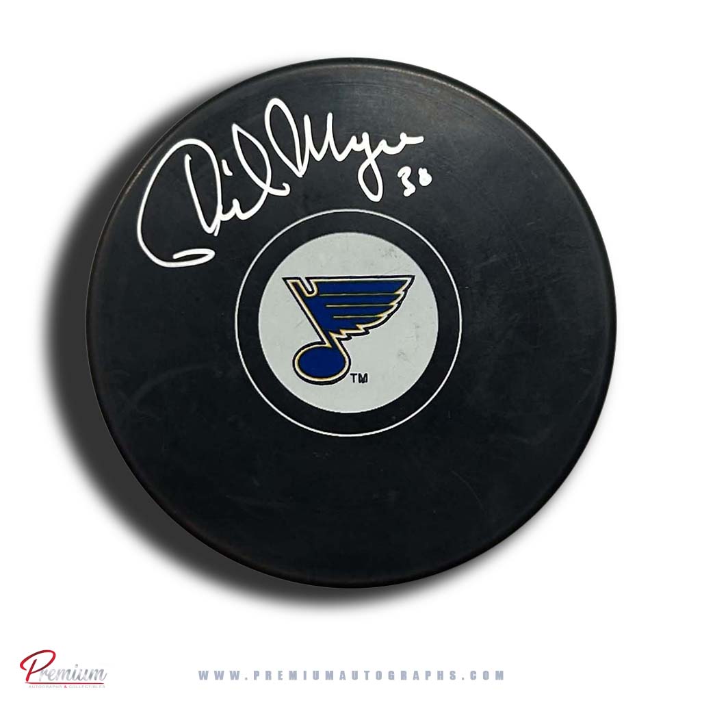 Phil Myres St. Louis Blues Autographed Puck