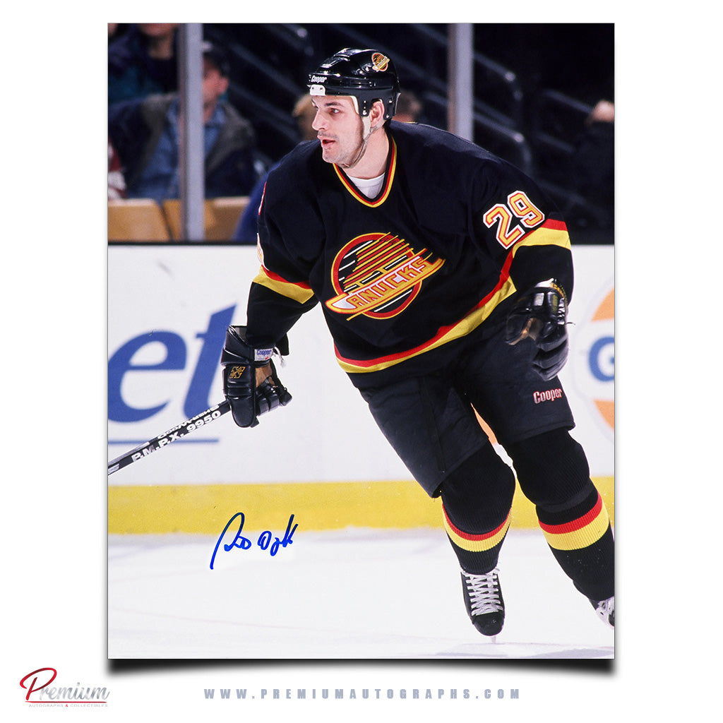 Gino Odjick Vancouver Canucks Autographed 16x20 Skating