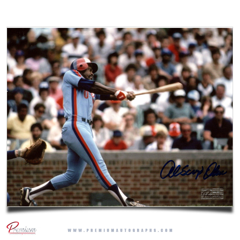 Al Olive Montreal Expos Autographed 8x10 Photograph Hit