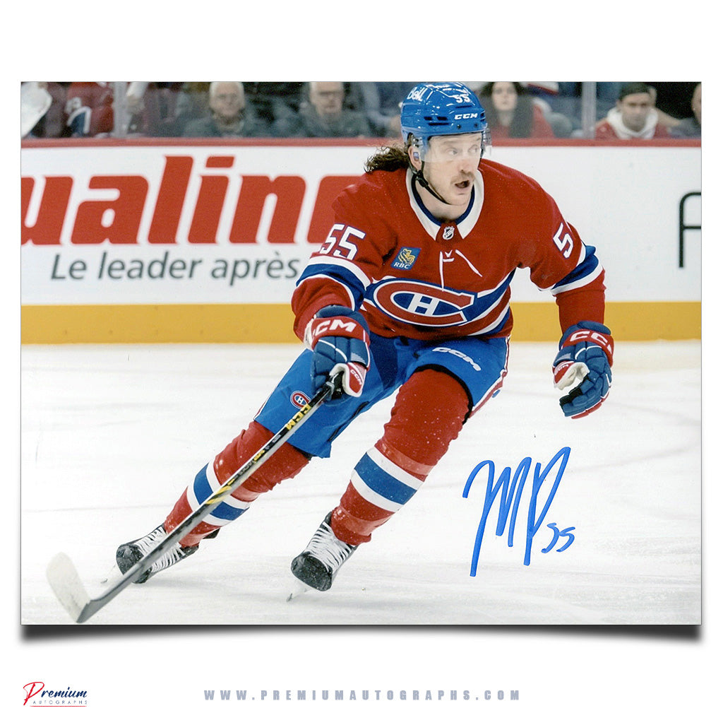 Michael Pezzetta Montreal Canadiens Autographed 8x10 Photograph Over Head