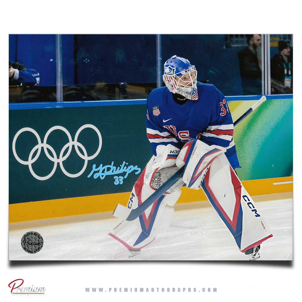 Gwyneth Philips Olympic Team USA Signed 8x10 Photograph Olympic Rings