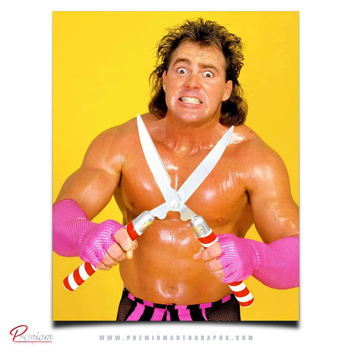 Brutus The Barber Beefcake Autograph WWE 8x10 Wrestling Photograph (PreOrder 13)