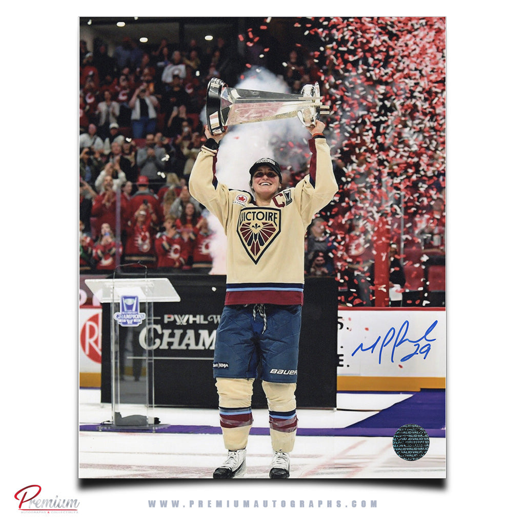 Marie-Philip Poulin Montreal Victoire Autographed 8x10 Photograph 2026 Walter Cup Champs Celebration