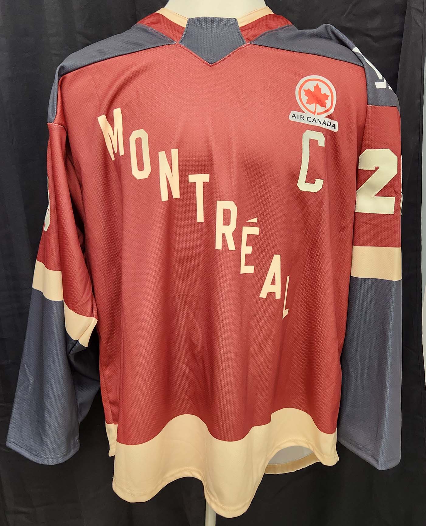 Marie-Philip Poulin Montreal Victoire Inaugural Season PWHL Autographed Jersey w/ 1st Captain & Captain Clutch Inscriptions. LTD /29