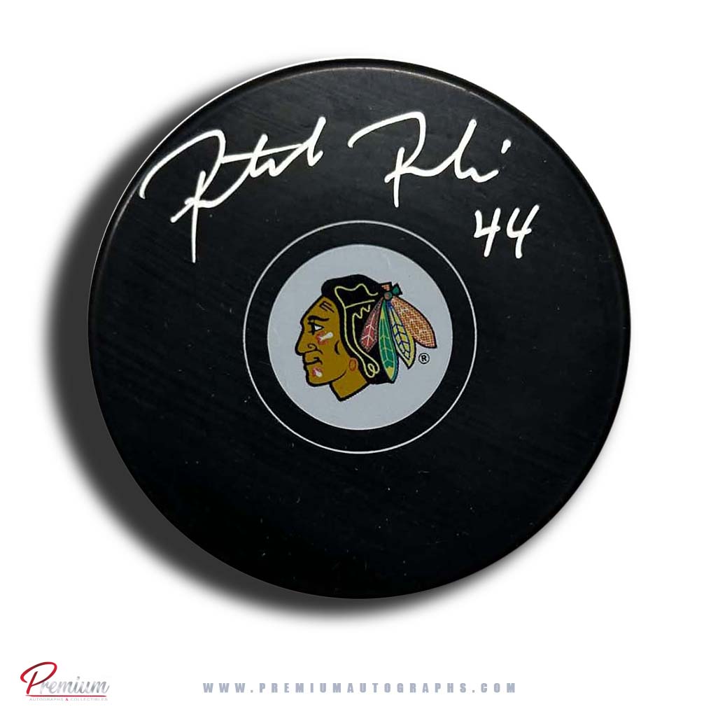 Patrick Poulin Chicago Blackhawks Autographed Puck