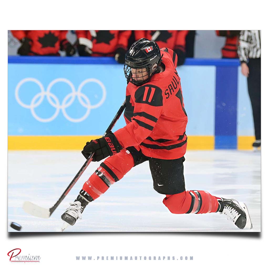 Jill Saulnier Team Canada Autographed 8x10 Photograph (PreOrder 04)