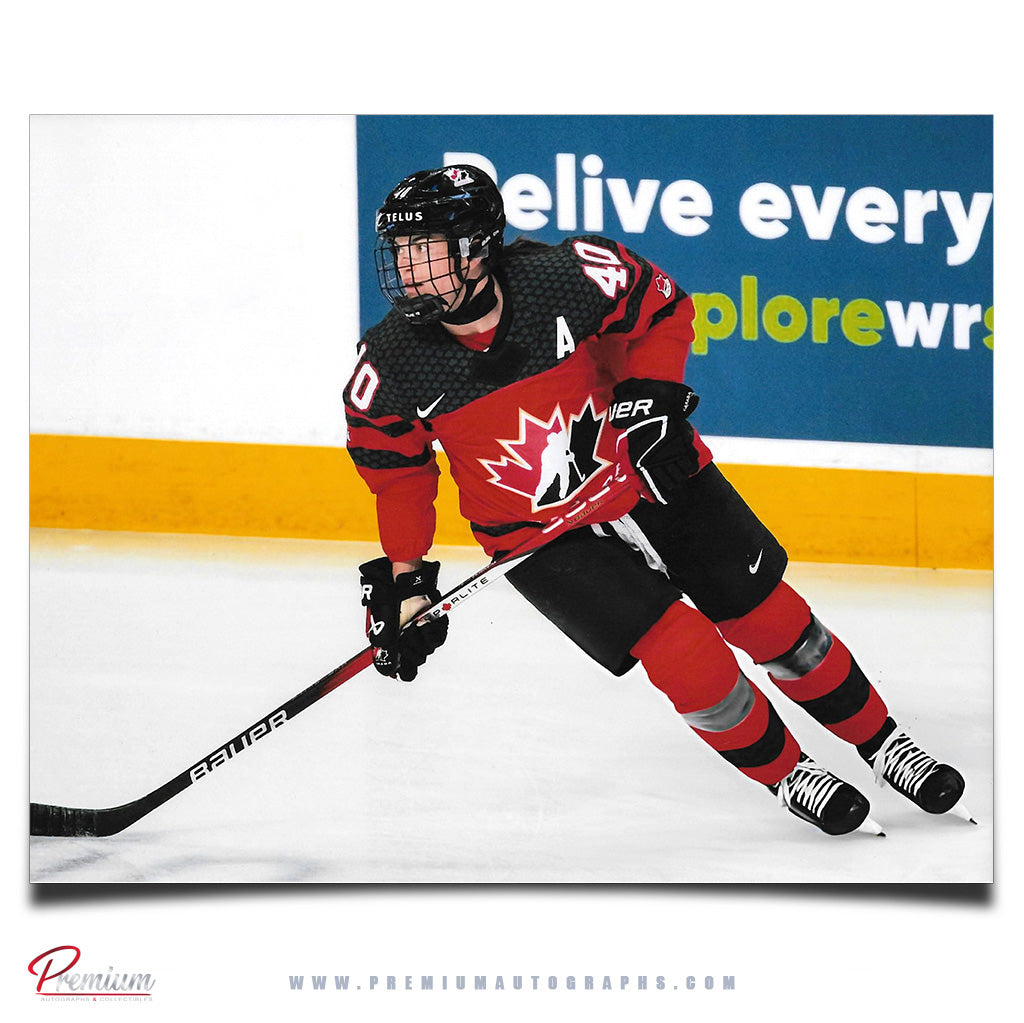Blayre Turnbull Team Canada PWHL Autographed 8x10 Photograph (PreOrder 01)