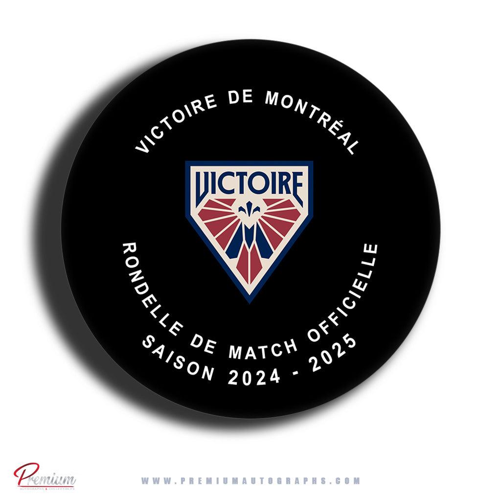 Abby Roque Montreal Victoire Autographed Official Game Puck (Pre-Order 02)