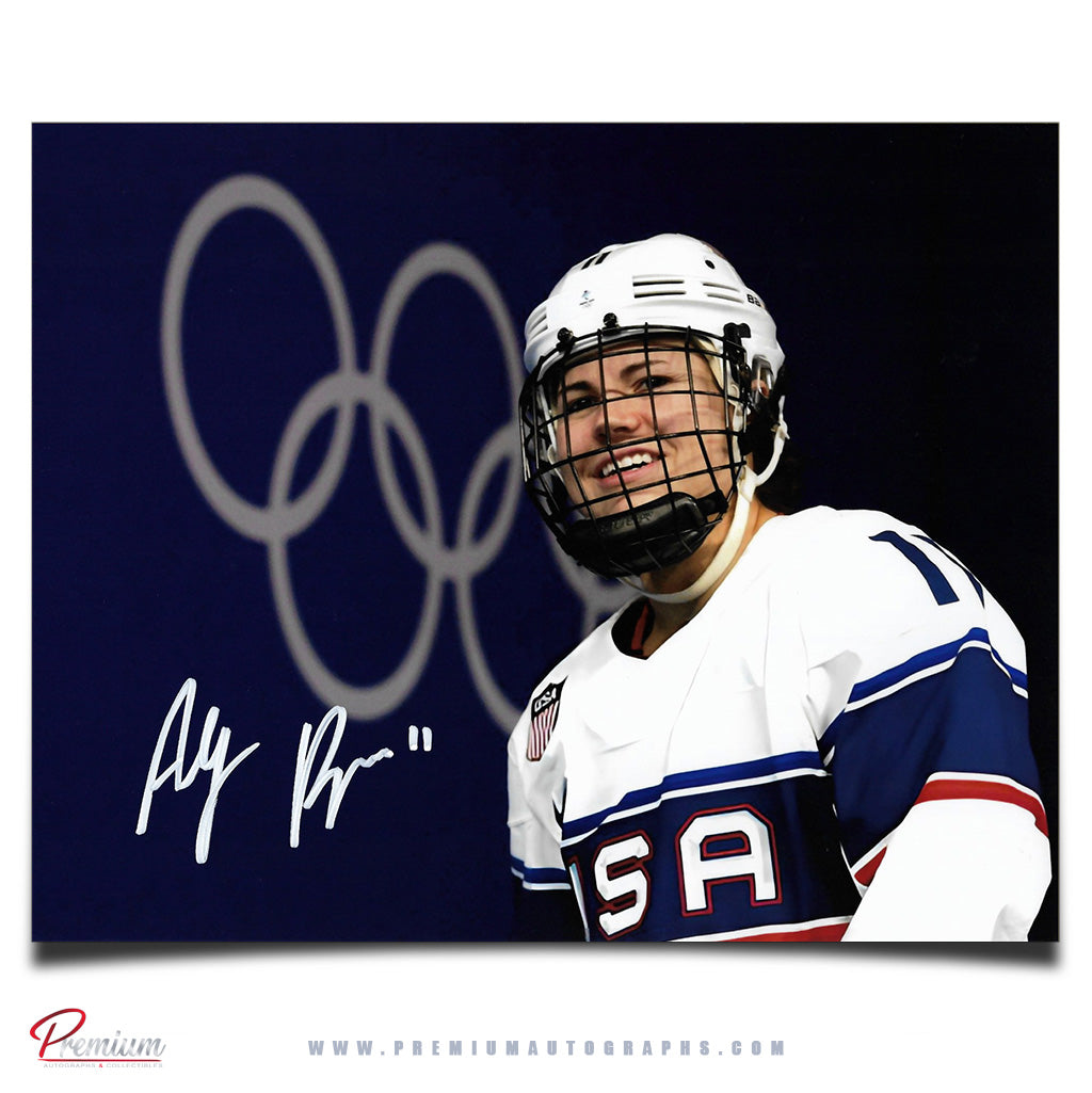 Abby Roque Team USA Autographed 8x10 Photograph Olympic Closeup