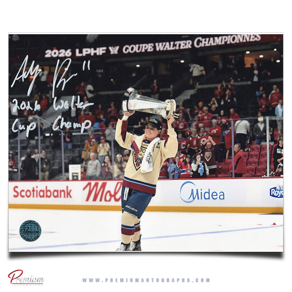 Abby Roque Montreal Victoire Autographed 8x10 Photograph 2026 Walter Cup Champs Inscription