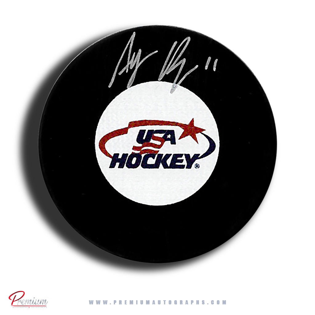 Abby Roque Team USA Autographed Puck