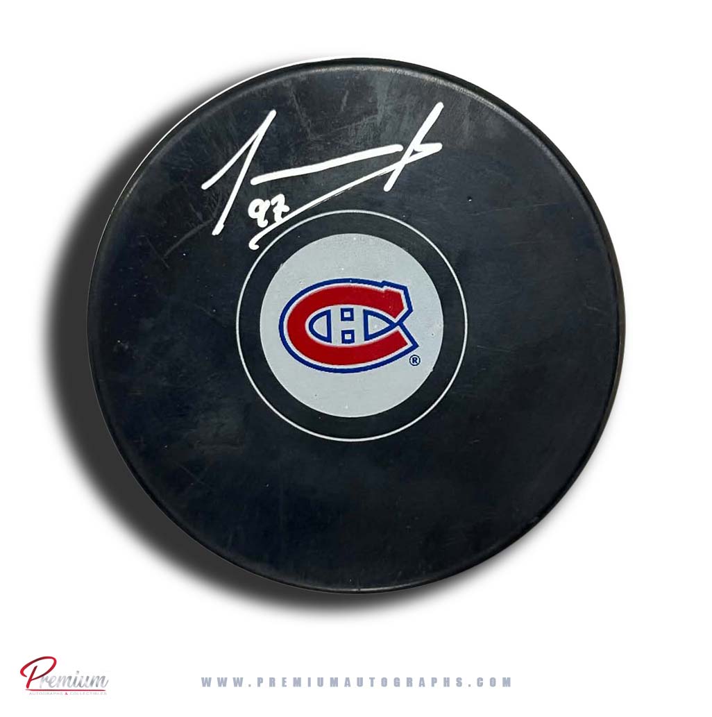 Joshua Roy Montreal Canadiens Autographed Puck