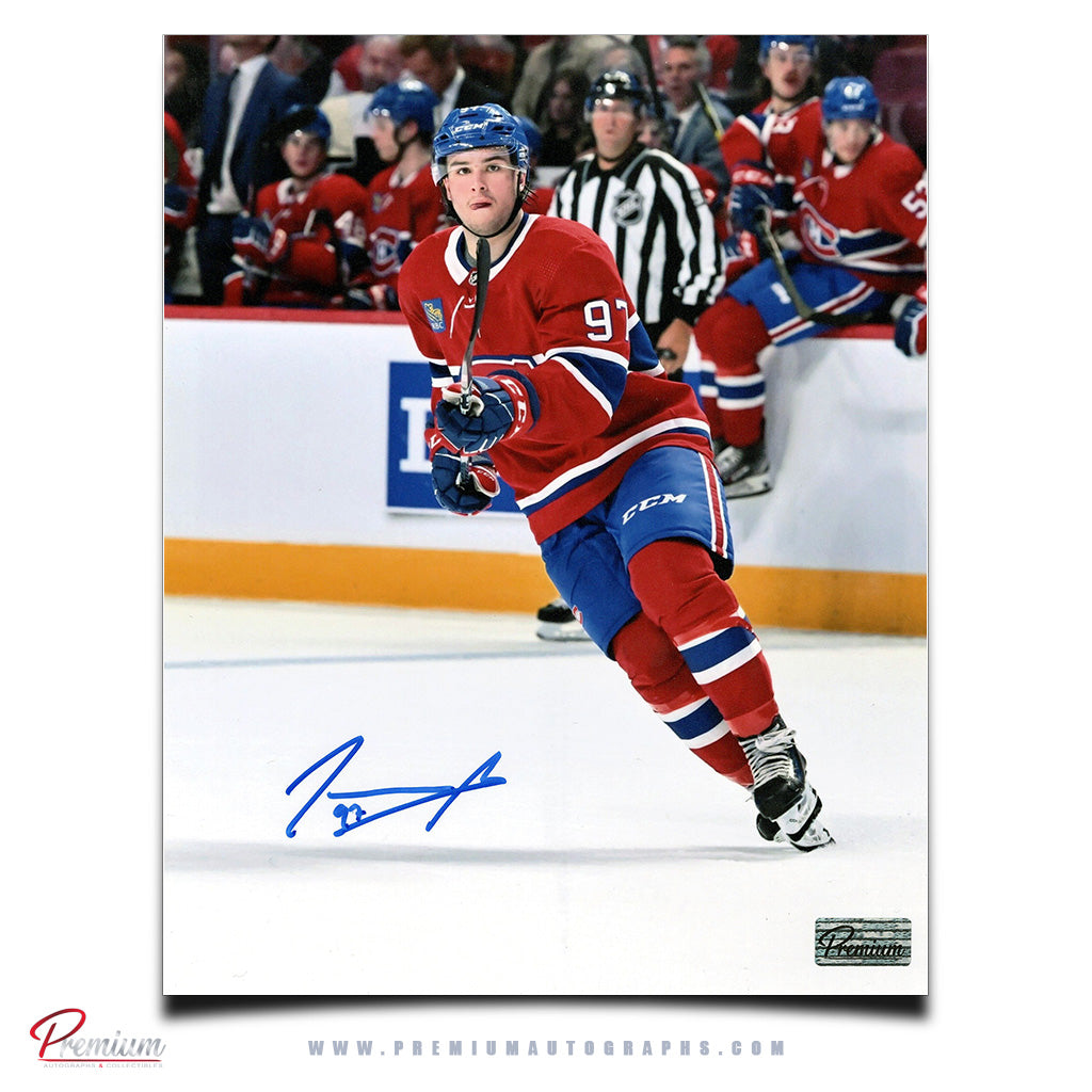 Joshua Roy Montreal Canadiens Autographed 8x10 Photograph Intense