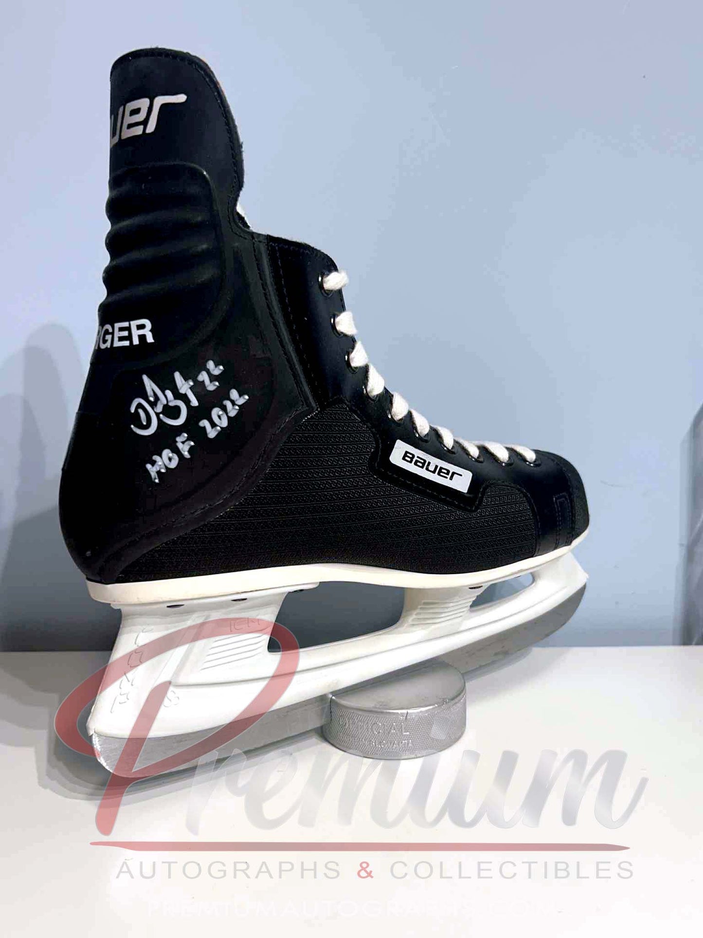 Daniel Sedin Autographed Bauer Used Skate