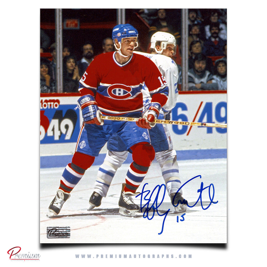Bobby Smith Montreal Canadiens Autographed 8x10 Photograph Battle in Fron the Net