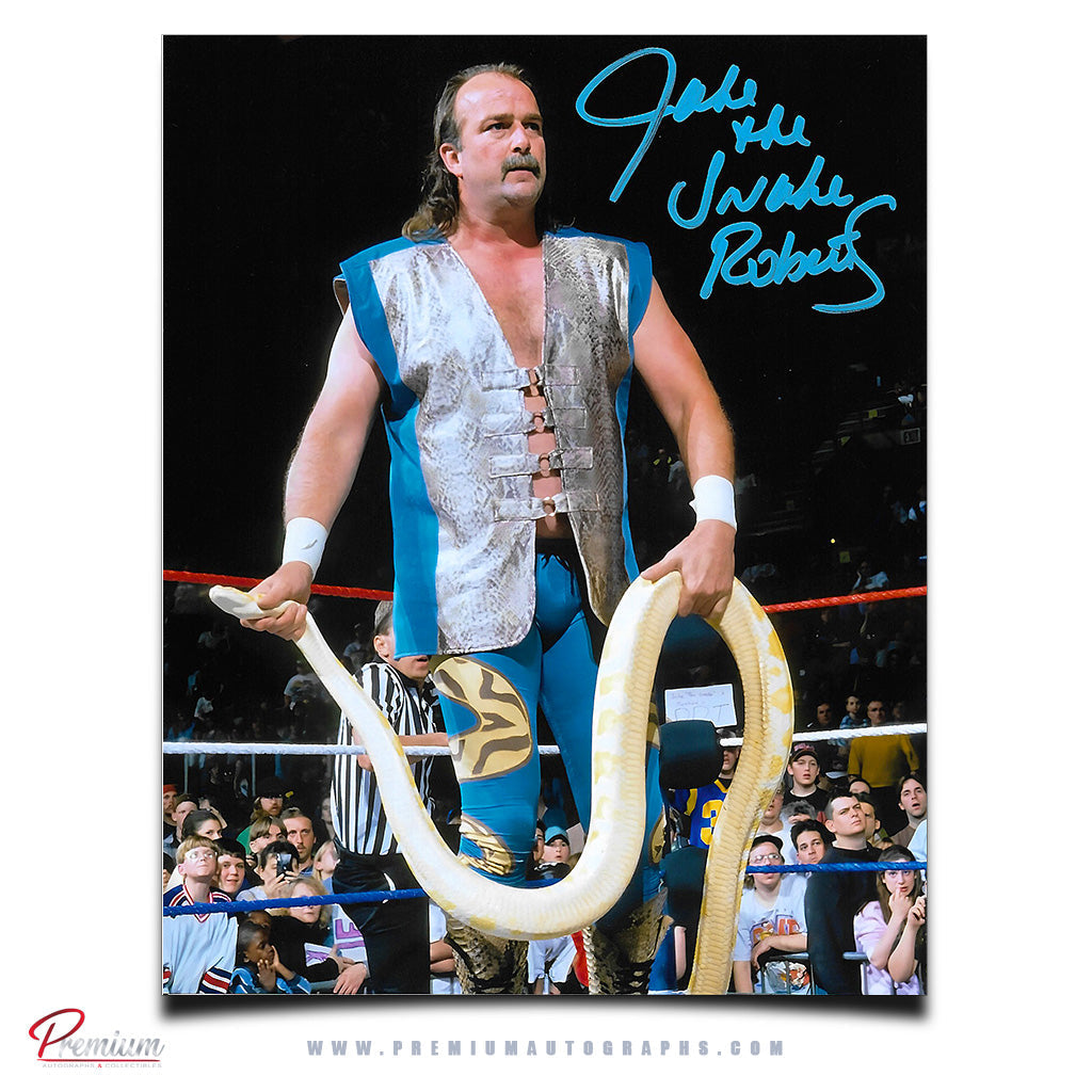 Jake The Snake Roberts WWE Autographed 8x10 Photograph
