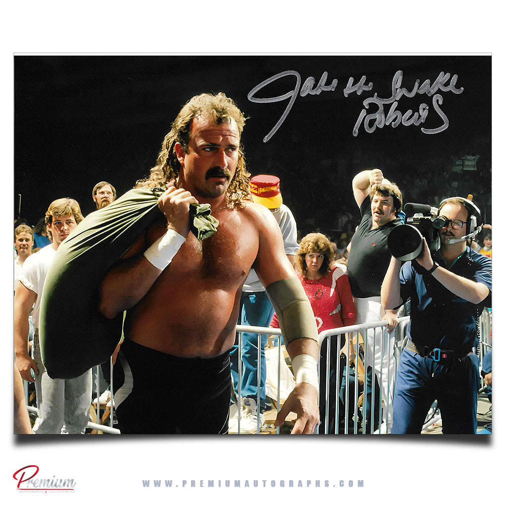 Jake The Snake Roberts WWE Autographed 8x10 Photograph