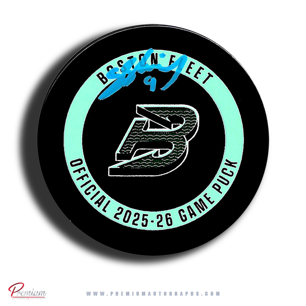 Sophie Shirley Boston Fleet PWHL Autographed Official 2025-26 Game puck
