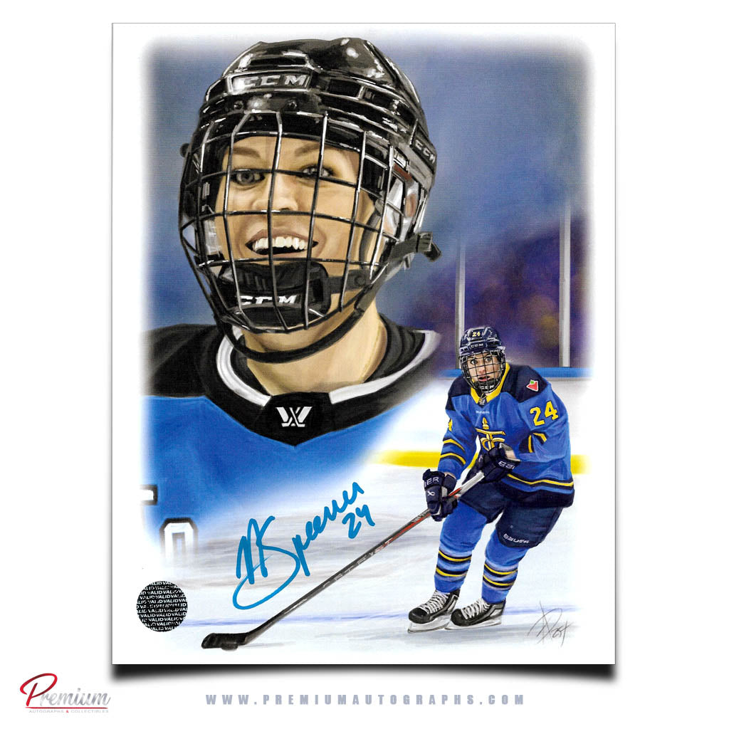 Natalie Spooner PWHL Toronto Sceptres Autographed 8x10 Alex Douglas Print