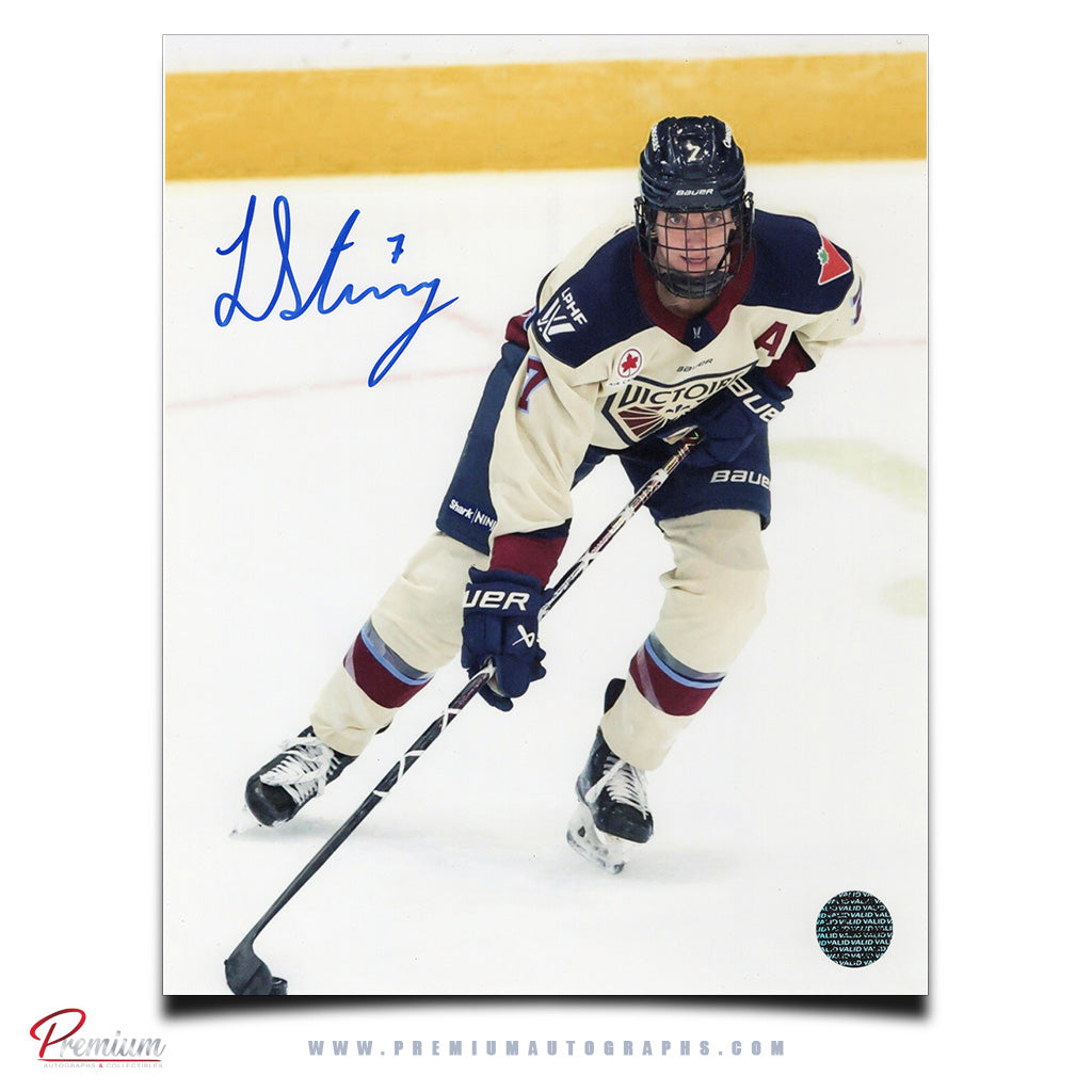 Laura Stacey Team Canada Autographed 8x10 Photograph With the Puck