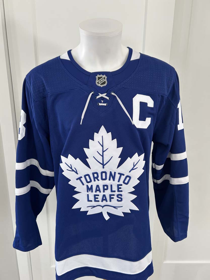 Mats Sundin Toronto Maple Leafs ADIDAS Autographed Jersey w/ HOF 12