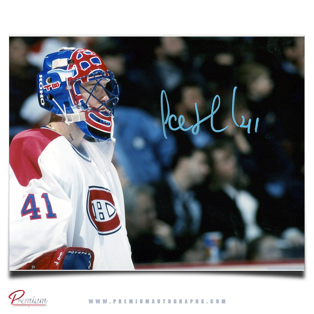 Jocelyn Thibault Montreal Canadiens Signed 8x10 Photograph Close Up