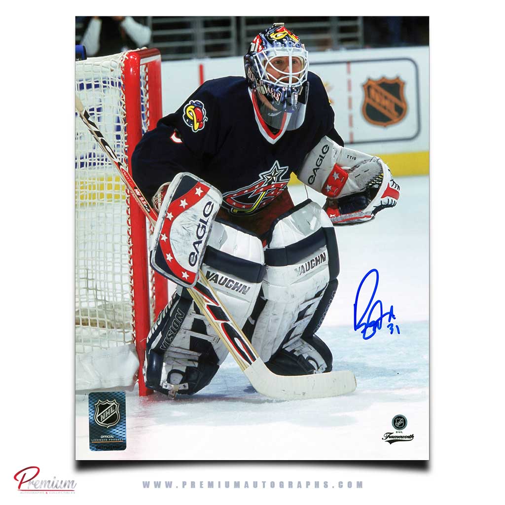 Ron Tugnutt Columbus Blue Jackets Signed 8x10 Photograph