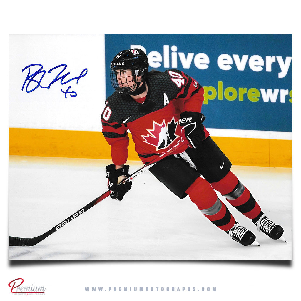 Blayre Turnbull Team Canada Autographed 8x10 Photograph Skating