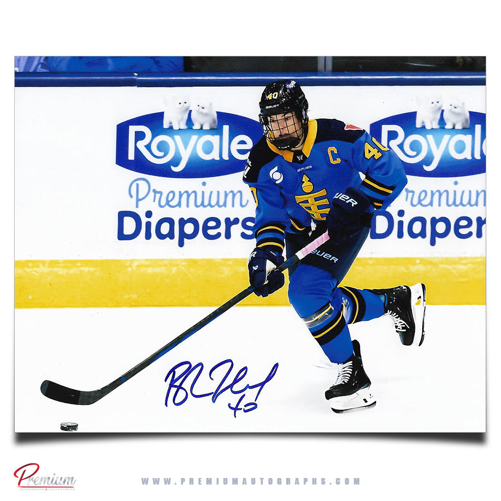 Blayre Turnbull Toronto Sceptres PWHL Autographed 8x10 Photograph With the Puck