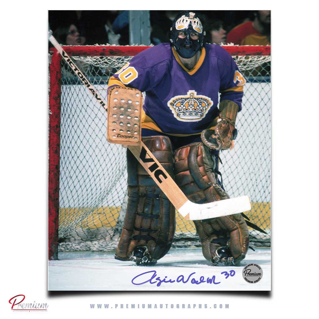 Rogie Vachon Los Angeles Kings Signed 8x10 Photograph Standing Tall