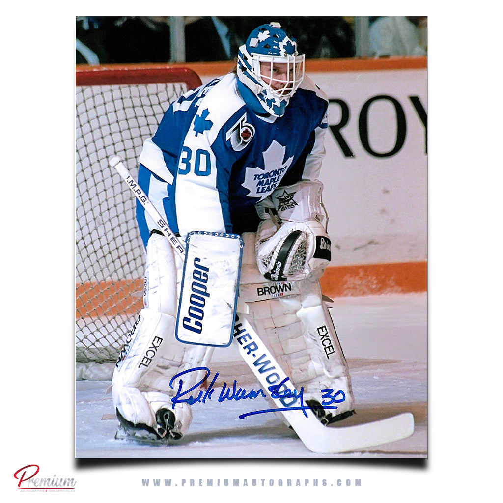 Rick Wamsley Toronto Maple Leafs Autographed 8x10 Photograph Top of the Paint v1