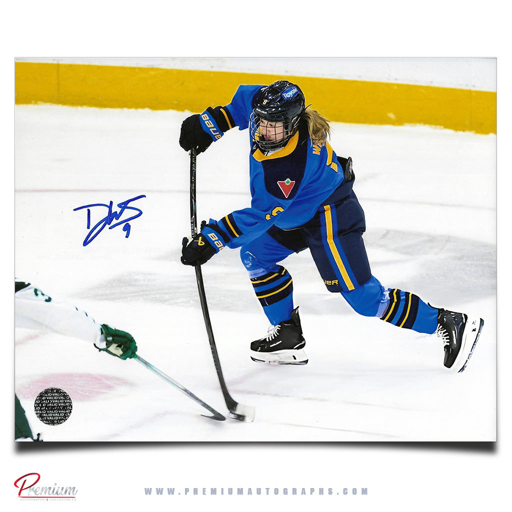 Daryl Watts Toronto Spectres PWHL Signed 8x10 Photograph Shot