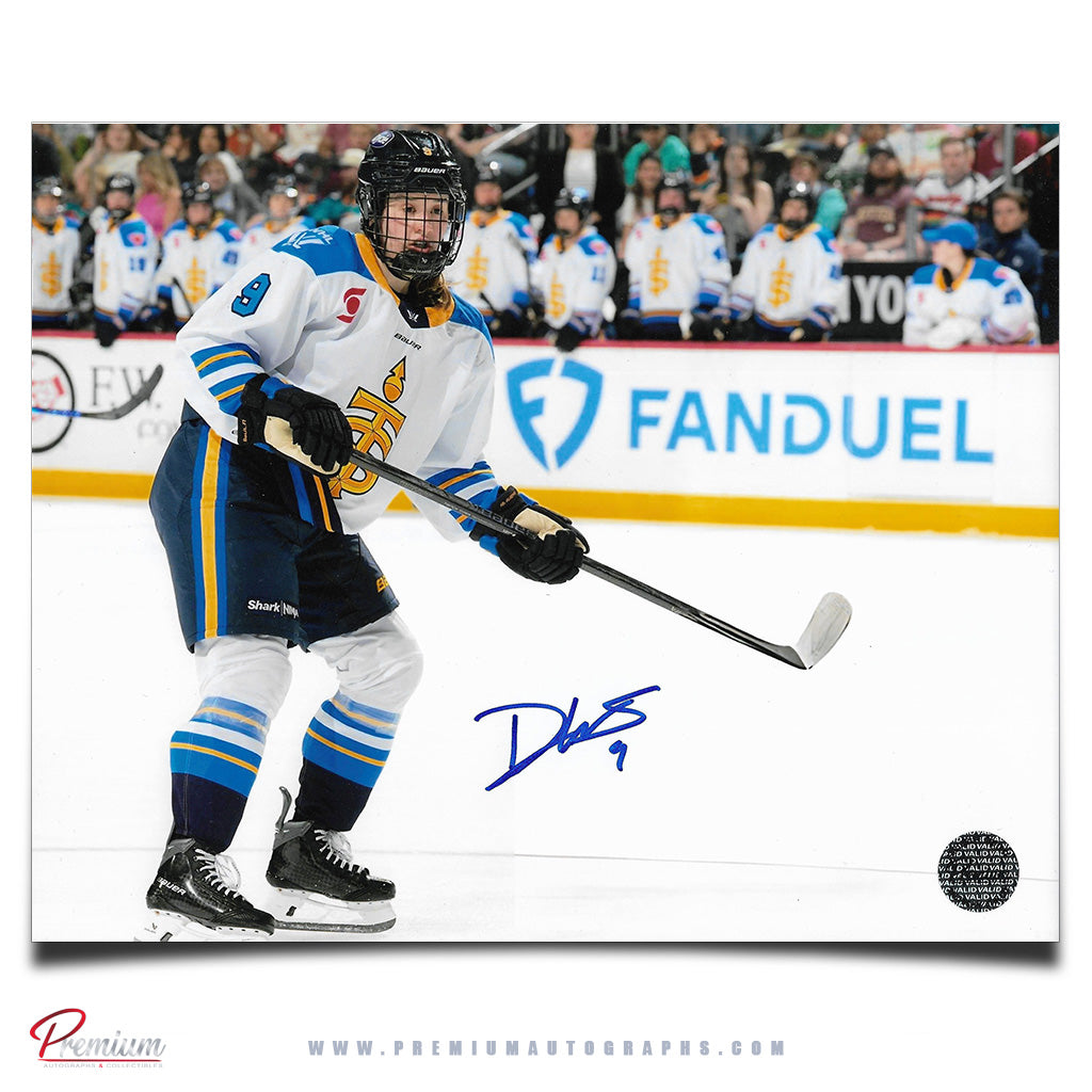 Daryl Watts Toronto Spectres PWHL Signed 8x10 Photograph Intense