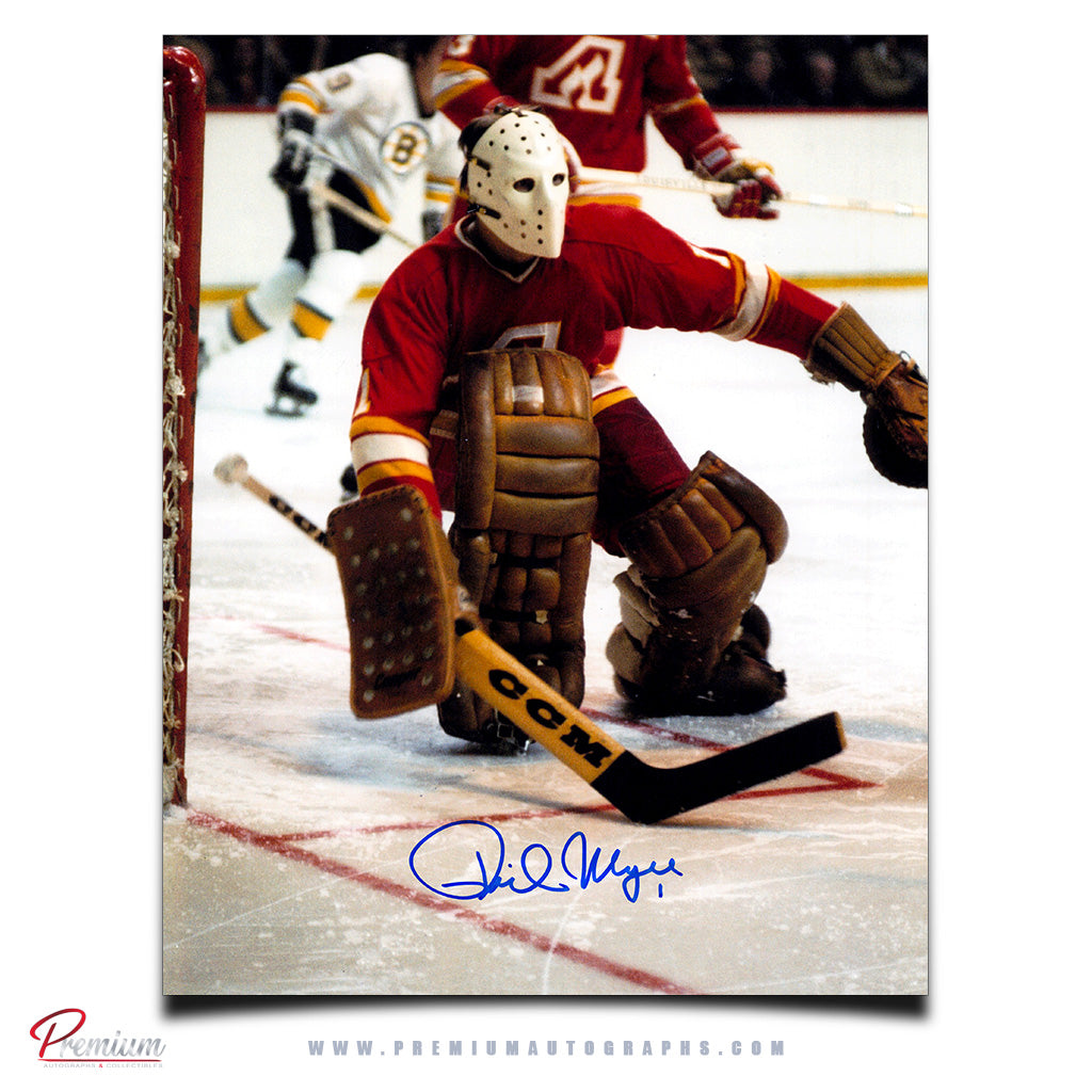 Phil Myre Atlanta Flames Autographed 8x10 Photograph Save