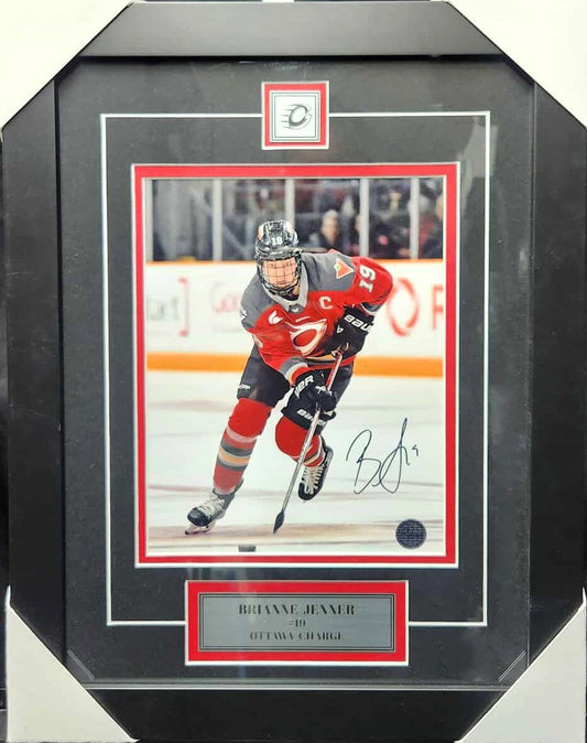 Brianne Jenner Signed & Framed 8x10 Photo – Ottawa Charge
