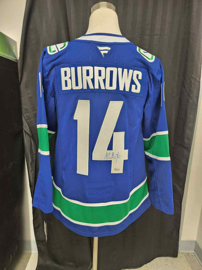 Alex Burrows Vancouver Canucks Autographed Jersey