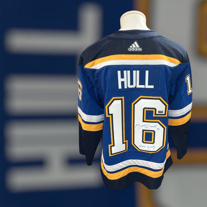 Brett Hull St. Louis Blues Autographed Jersey