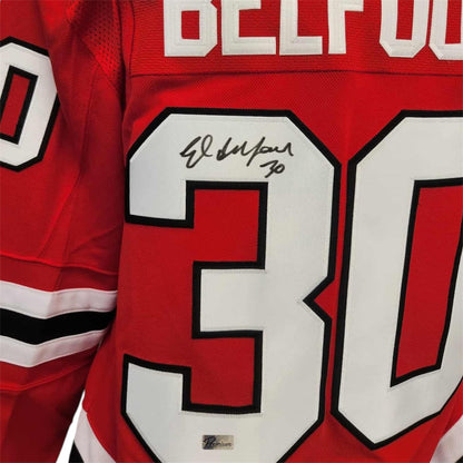 Ed Belfour Chicago Blackhawks Autographed Jersey