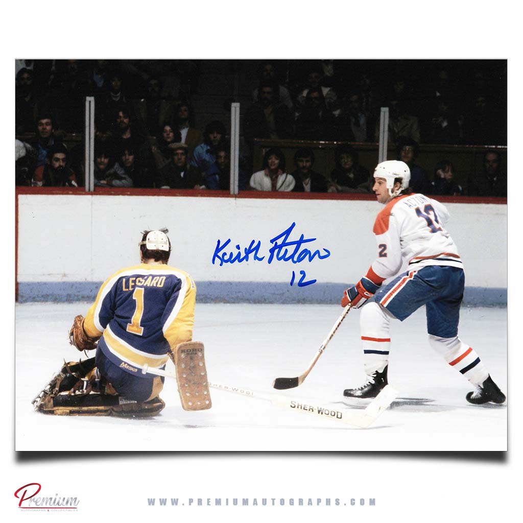 Keith Acton Montreal Canadiens Autographed 8x10 Photograph Break Away