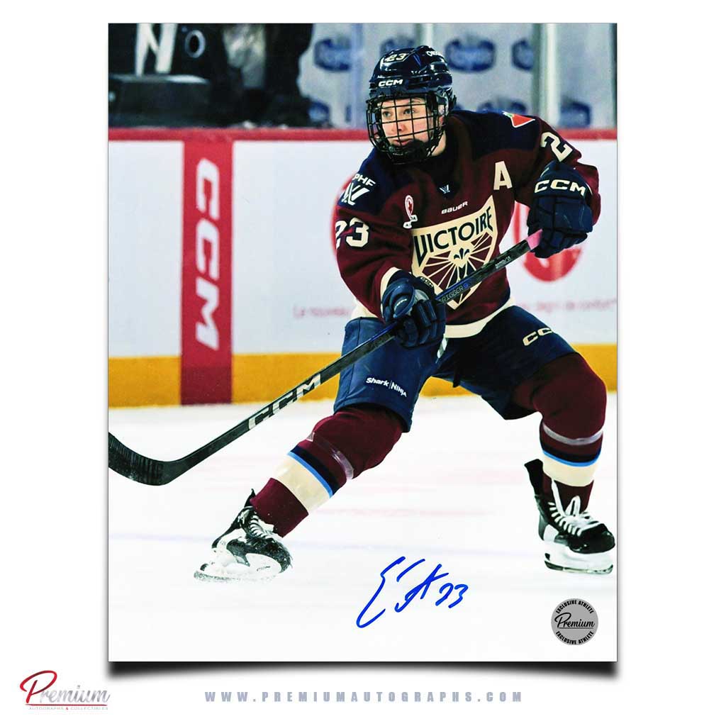 Erin Ambrose Montreal Victoire PWHL Signed 8x10 Photograph Play Maker