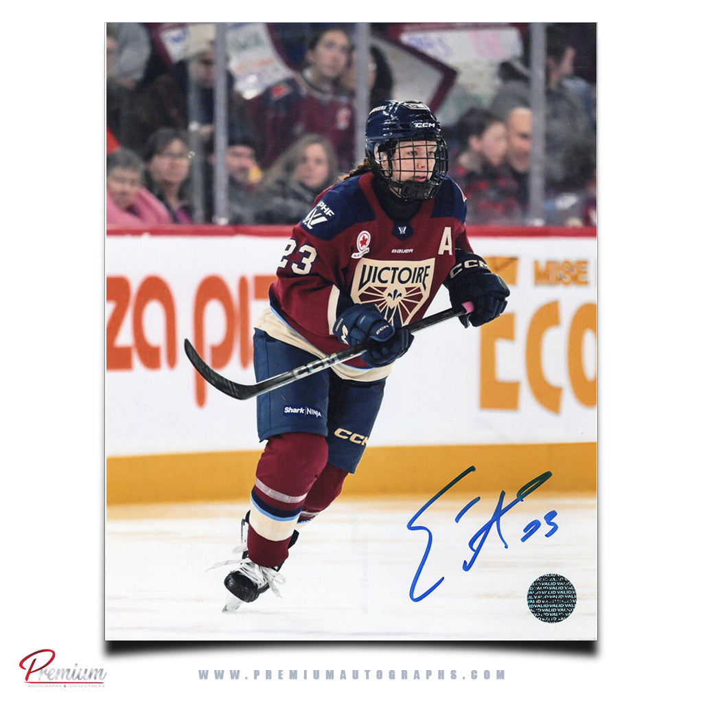 Erin Ambrose Montreal Victoire Autographed 8x10 Photograph Skating