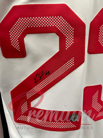 Erin Ambrose Olympic Team Canada Autographed Bauer WHITE jersey