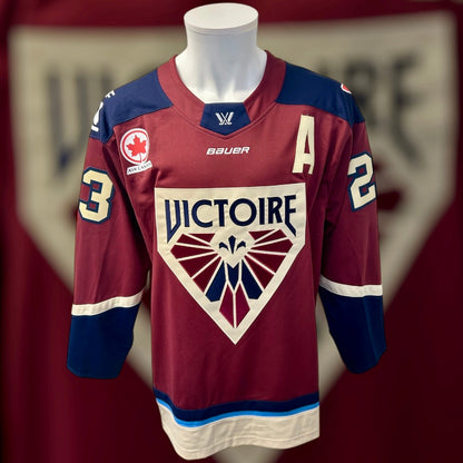 Erin Ambrose Montreal Victoire PHWL Signed Bauer Jersey