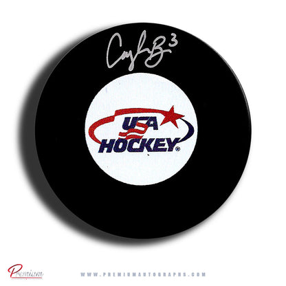 Cayla Barnes Team USA Autographed Puck