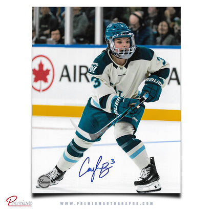 Cayla Barnes Seattle Torrents PWHL Autographed 8x10 Photograph Focused