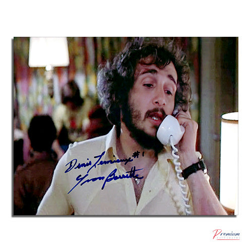 Yvon Barrette Slap Shot Charlestown Chiefs Signed 8x10 Photograph Trade me right f****** now! Scene