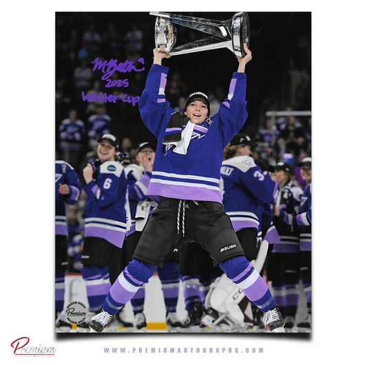 Mae Batherson Minnesota Frost PWHL Autographed 8x10 Photograph Walter Cup Celebration w/ Inscription