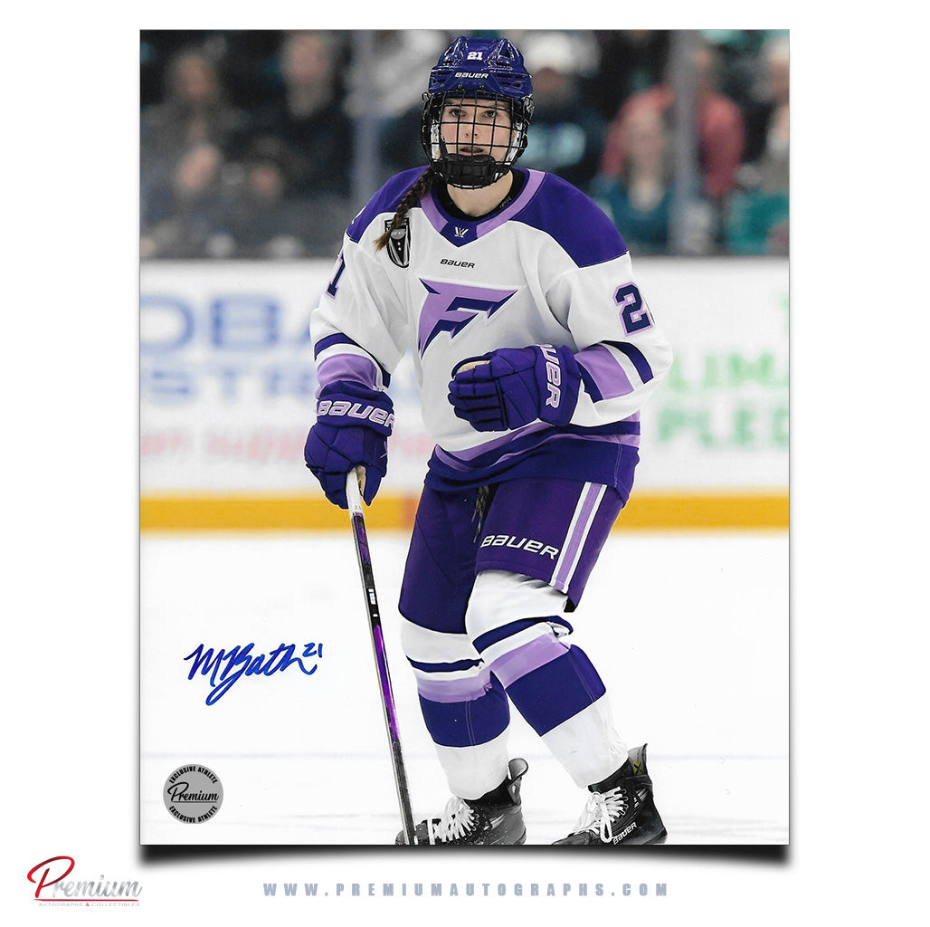Mae Batherson Minnesota Frost PWHL Autographed 8x10 Photograph Focused