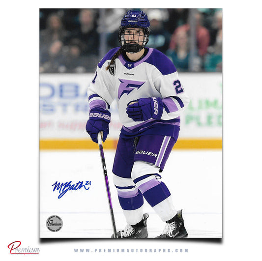 Mae Batherson Minnesota Frost PWHL Autographed 8x10 Photograph Focused