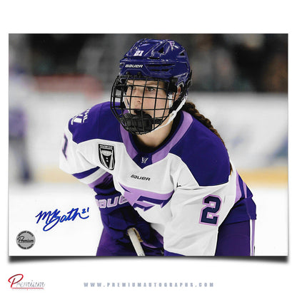 Mae Batherson Minnesota Frost PWHL Autographed 8x10 Photograph Close Up